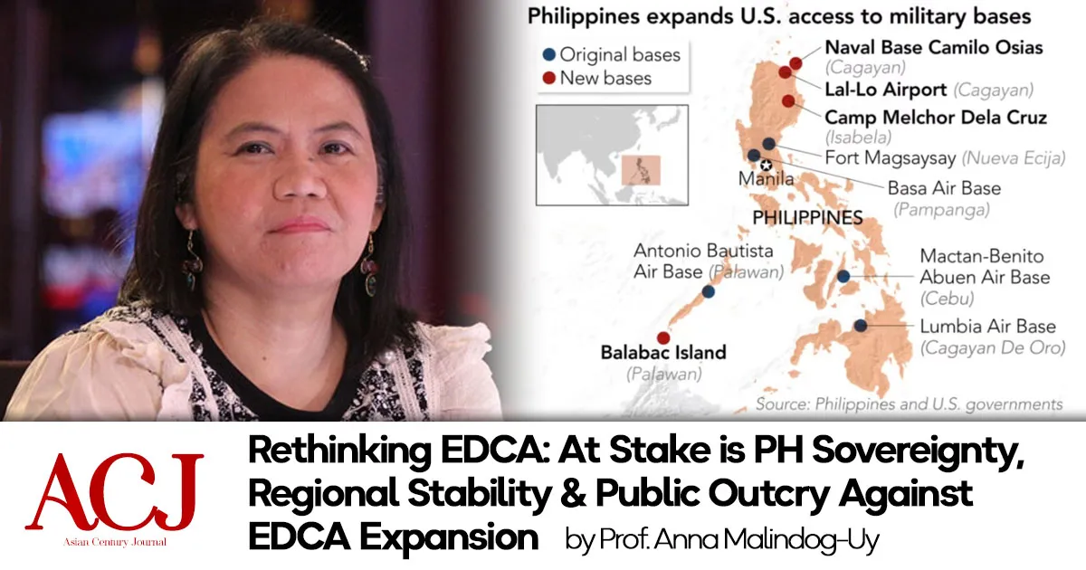 Read more about the article Rethinking EDCA: At Stake is PH Sovereignty, Regional Stability & Public Outcry Against EDCA Expansion