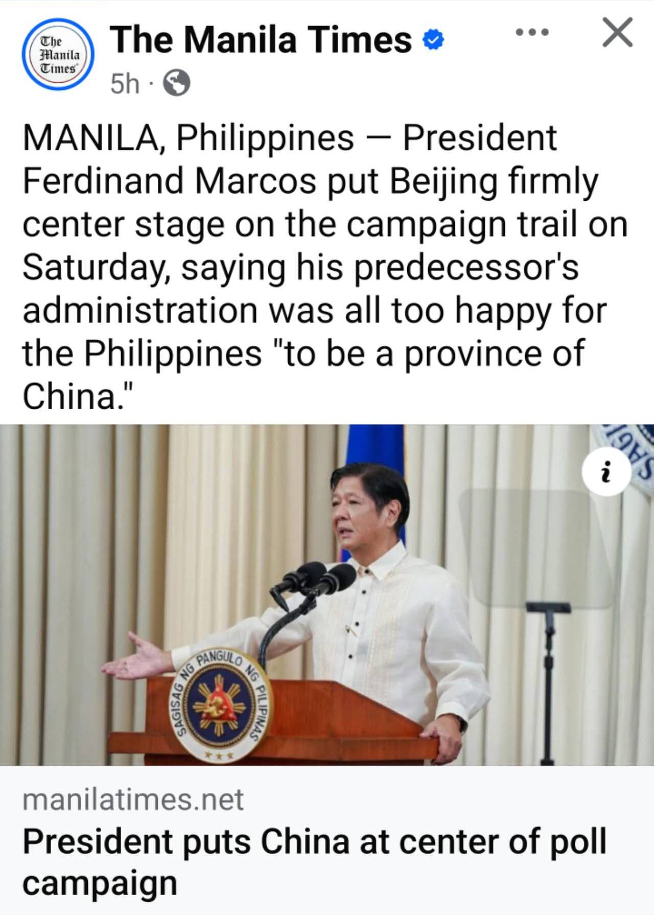 Read more about the article Did Marcos Spread Misleading Statement in their Davao Del Norte Campaign Rally?