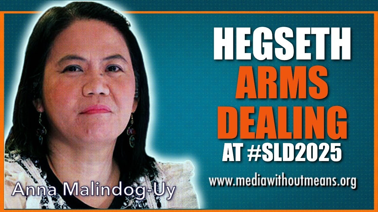 Read more about the article Pete Hegseth, the ARMS DEALER at #SLD2025 | Interview with Prof Anna Malindog-Uy