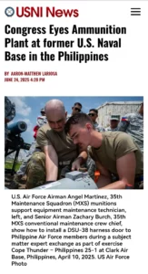 Read more about the article PH as a U.S. Ammunition Hub?? What are the Implications???