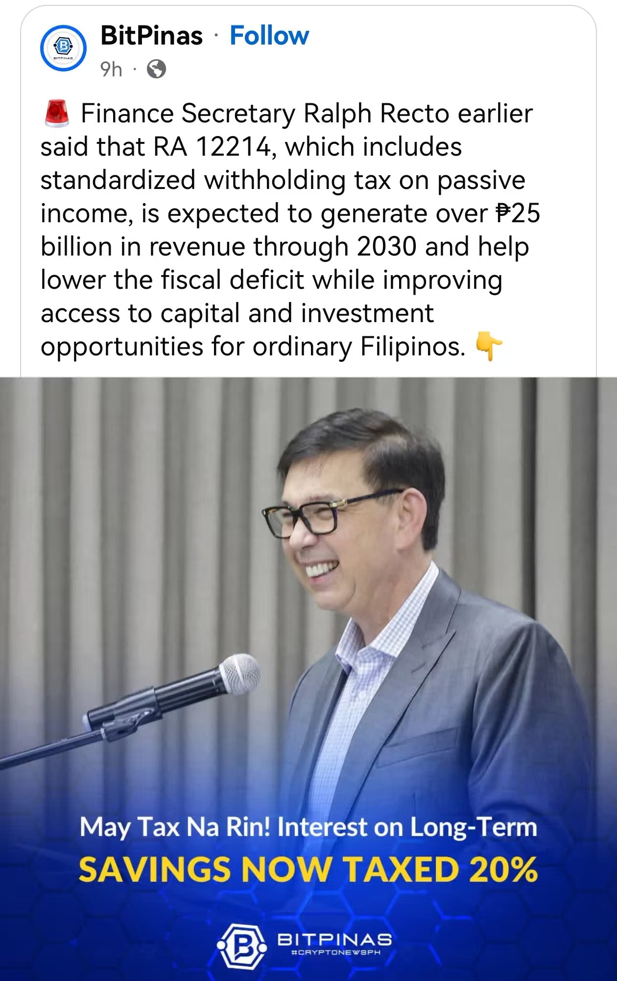 Read more about the article Mr. President Marcos Jr., Taxing Thrift, Punishing the Poor? Seriously??