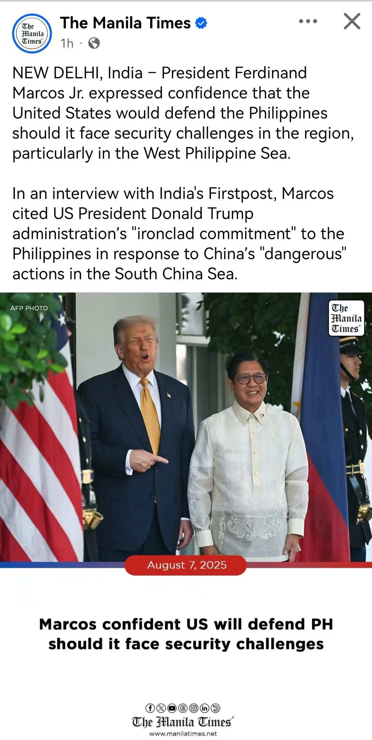 Read more about the article Ironclad Illusions: How Marcos Jr.’s Blind Faith in the U.S. Endangers Philippine Sovereignty and Survival as a State