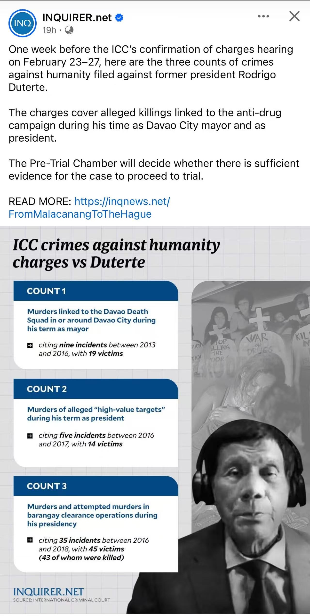 Read more about the article ICC and the Plight of Rodrigo Duterte: Three Counts, One Country on Trial