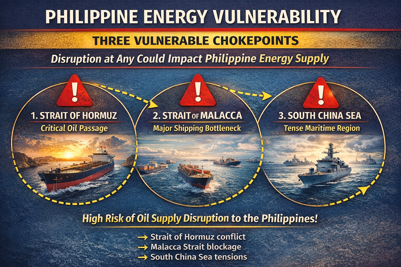 Read more about the article When the World’s Energy Arteries Close: The Philippines’ Dangerous Strategic Exposure