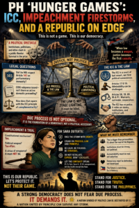 Read more about the article PH “Hunger Games”: ICC, Impeachment Firestorms, and a Republic on Edge