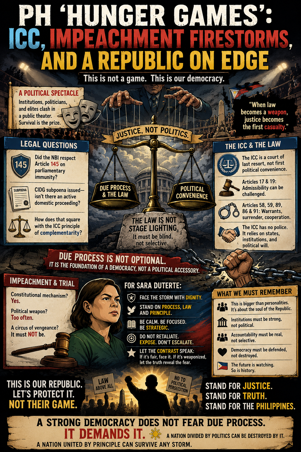 Read more about the article PH “Hunger Games”: ICC, Impeachment Firestorms, and a Republic on Edge